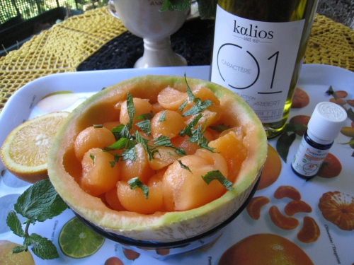 Melon with Ginger / Melon au Gingembre